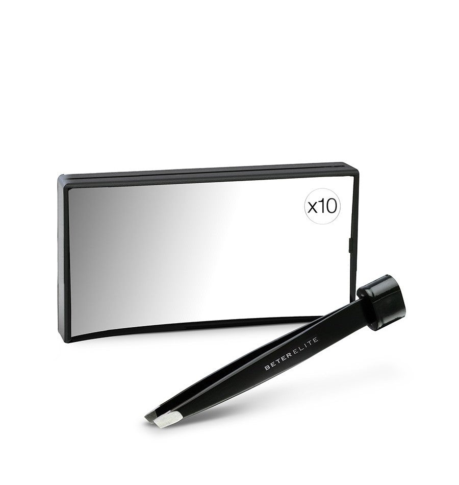 Rectangular Magnifying Mirror x 10 with Built-in Clamp
