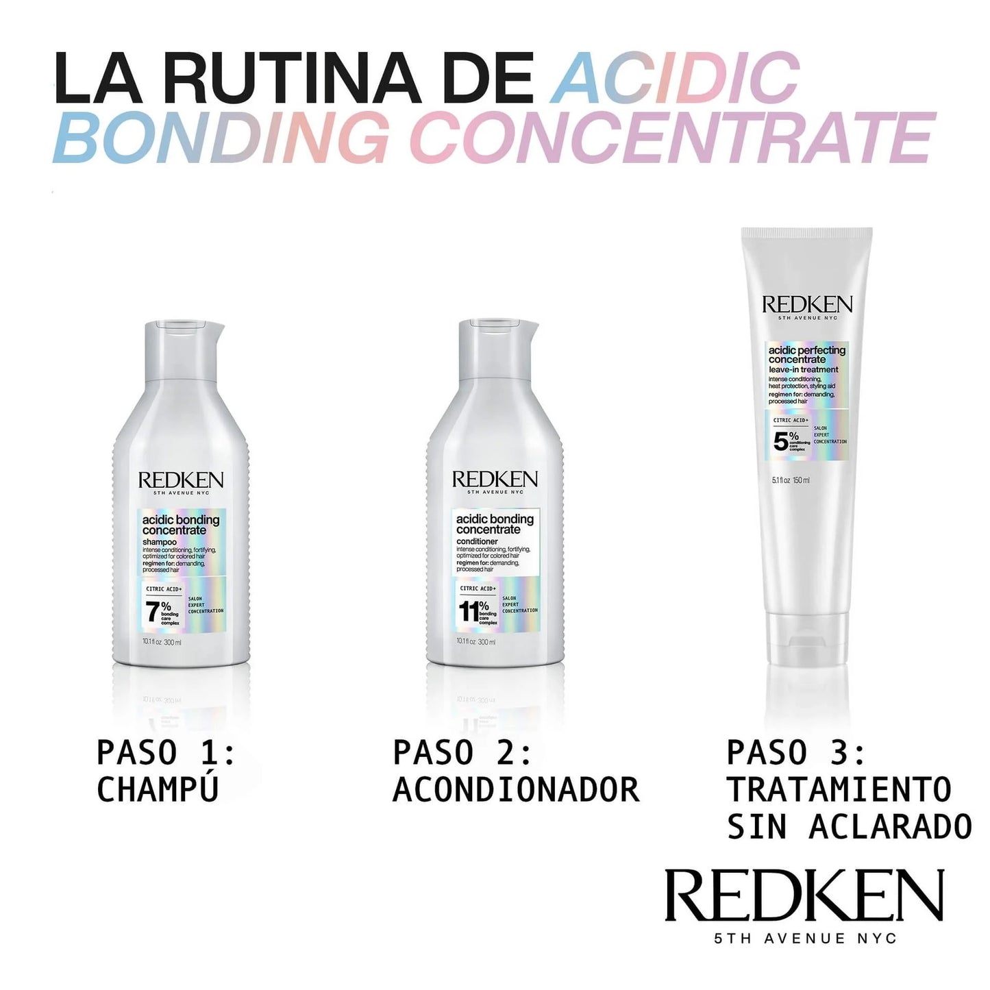 Pack Acidic Bonding Concentrate- Shampoo + Mask